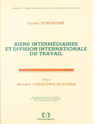 cover image of Biens intermédiaires et division internationale du travail